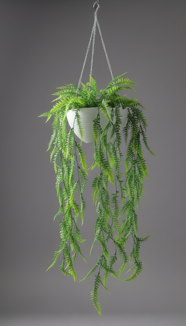 Hanging potted plant